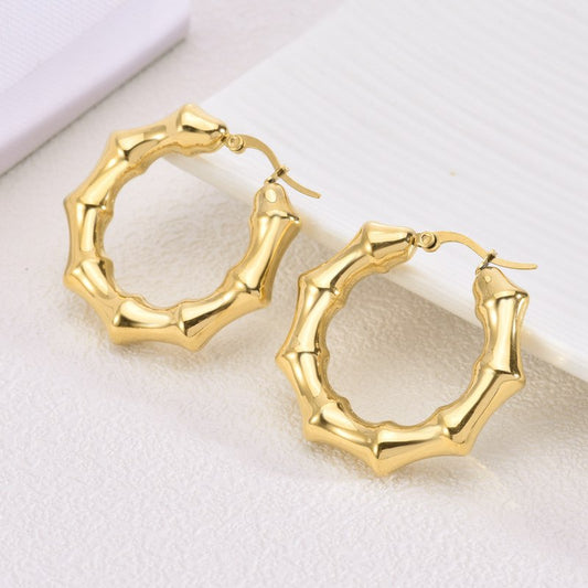 Rahma Earrings - 18k Gold Plated