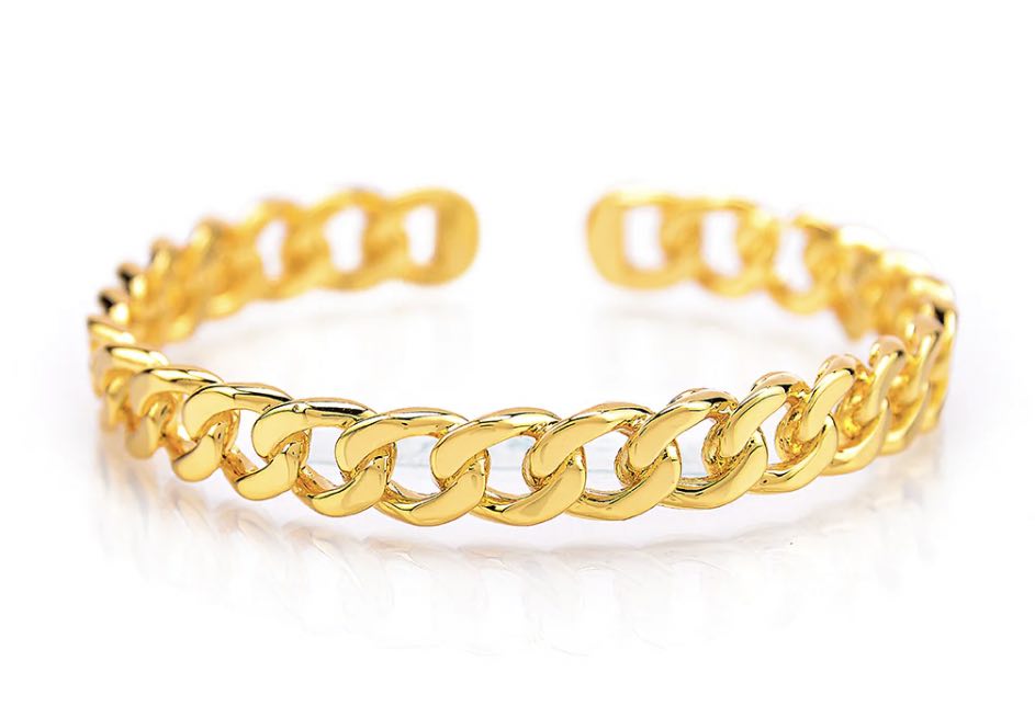 Nastexo Cuff Bracelet - 18k Gold Plated