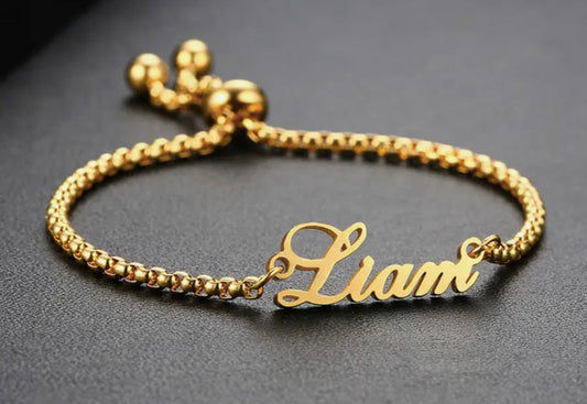 Women Chain | 18k Gold plated Personalized Name Bracelets