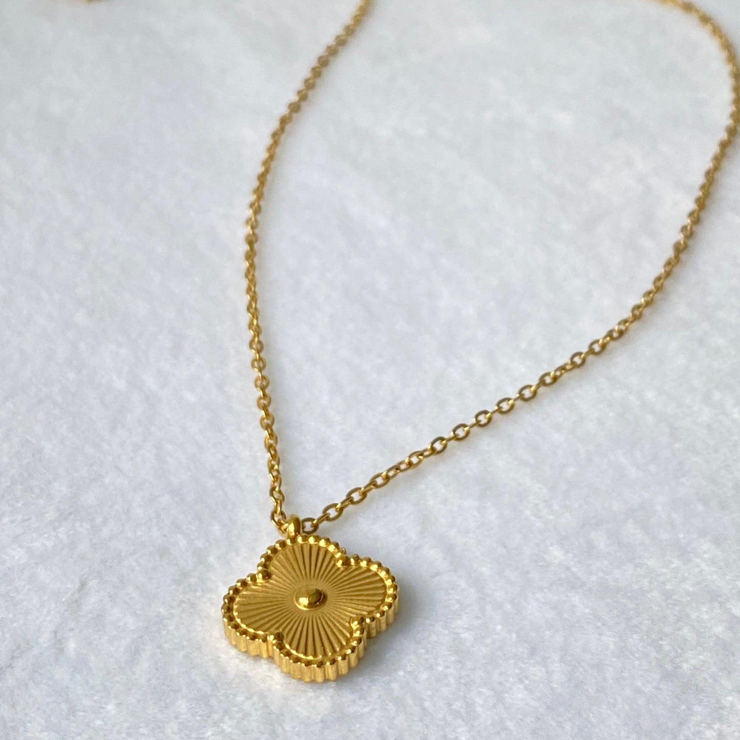 Gold Ubax Van Cleef Necklace - 18K Gold Plated