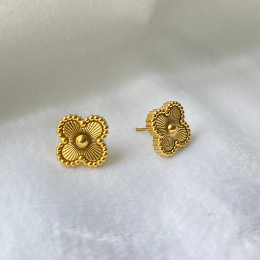 Gold Ubax Van Cleef Earrings - 18K Gold Plated