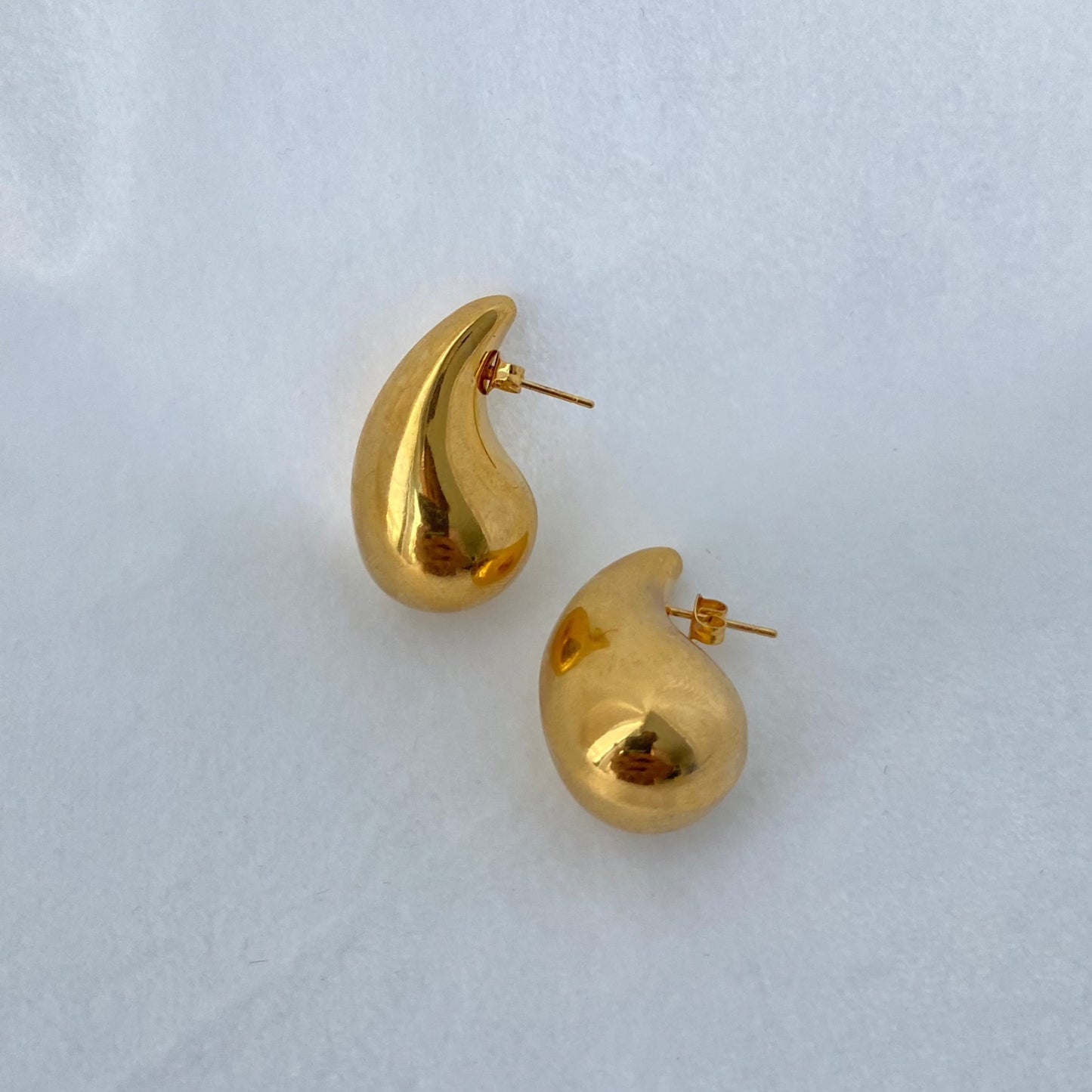 Hibo Bottega Earrings- 18k Gold Plated