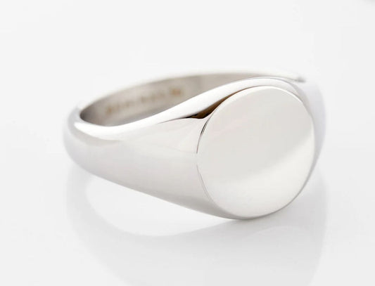 Hassan Signet Men Ring - Stainless Steel