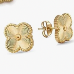 Gold Ubax Van Cleef Earrings - 18K Gold Plated