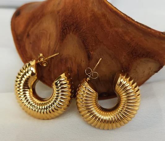 Amanie Earrings - 18K Gold Plated