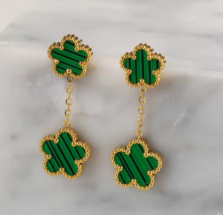 Green Ubax Van Cleef Set 2.0  - 18K Gold Plated