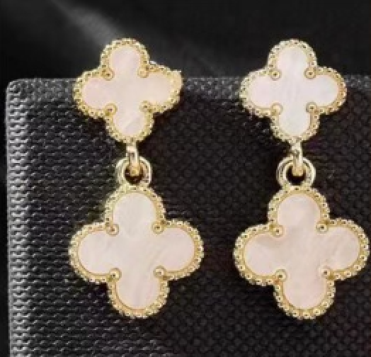 White Ubax Van Cleef Set 3.0  - 18K Gold Plated