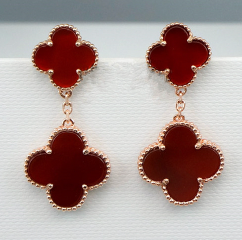 Red Ubax Van Cleef Set 3.0  - 18K Gold Plated