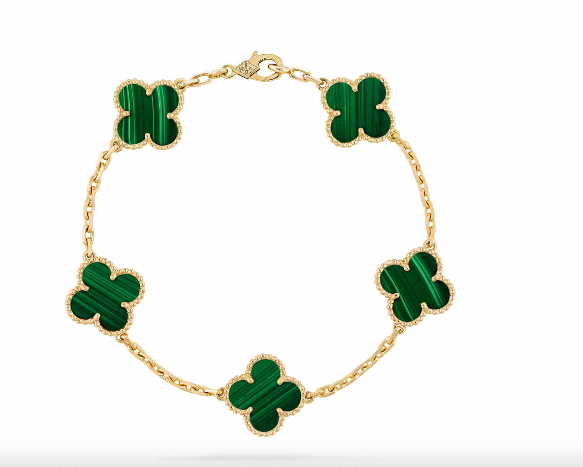 Green Ubax Van Cleef Set  - 18K Gold Plated