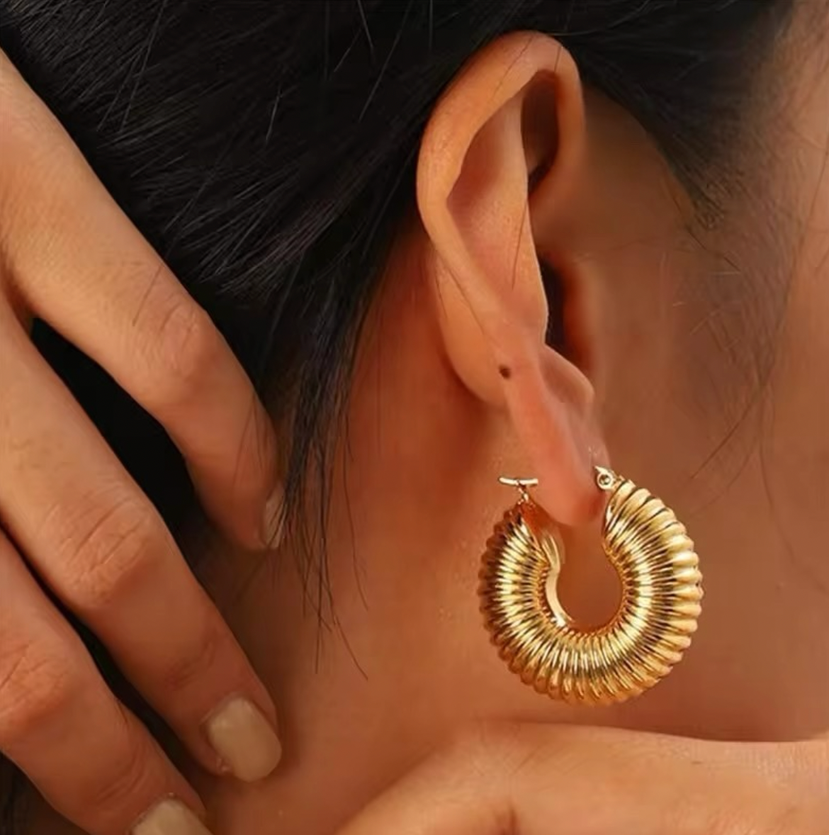 Amanie Earrings - 18K Gold Plated