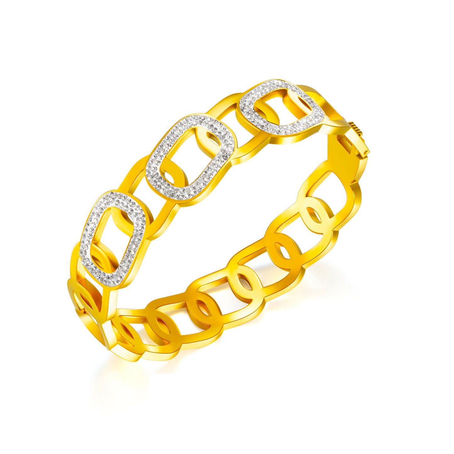 Hani Bangle - 18k Gold Plated