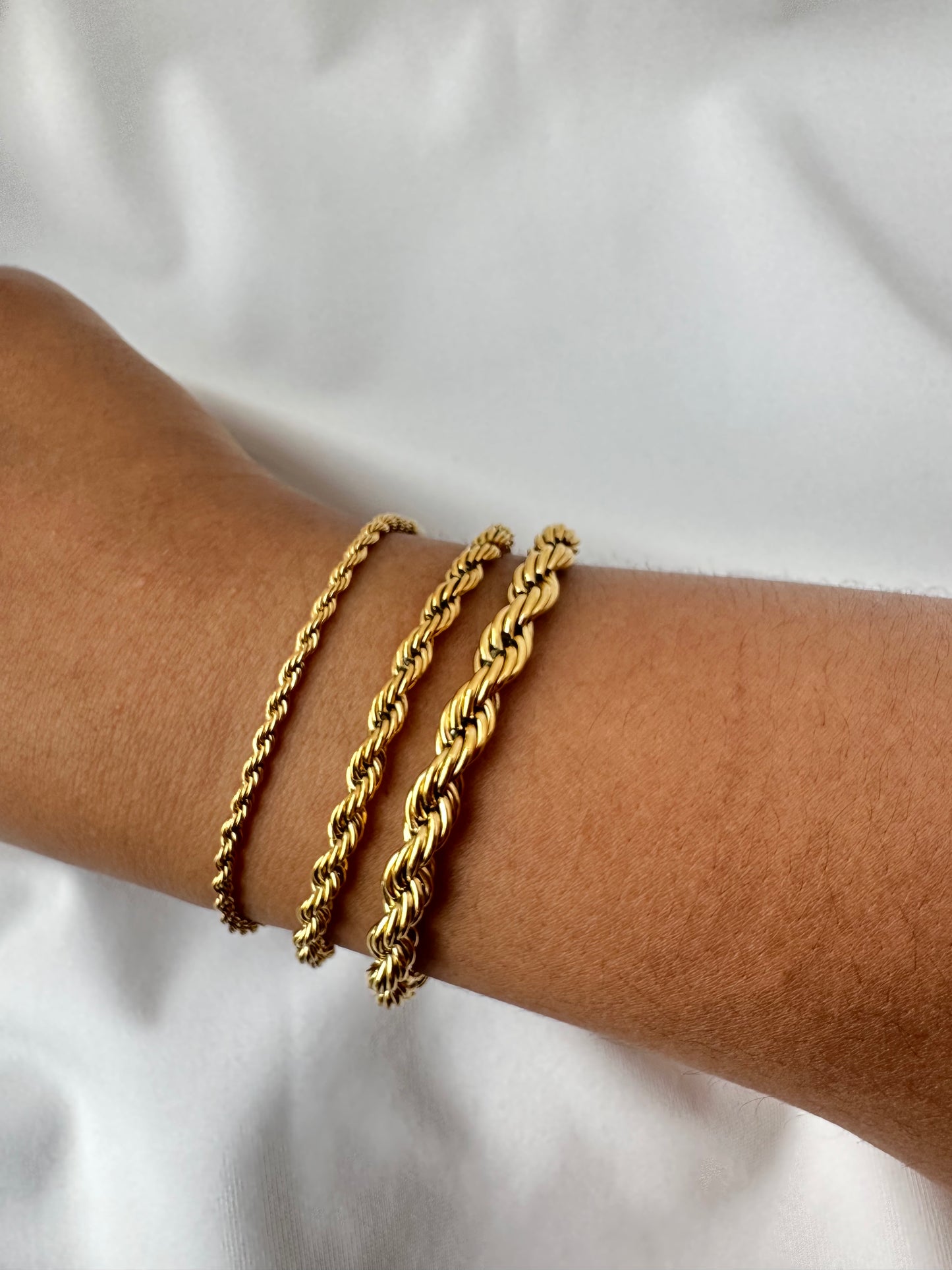 Isnino Rope Bracelet - 18k Gold Plated