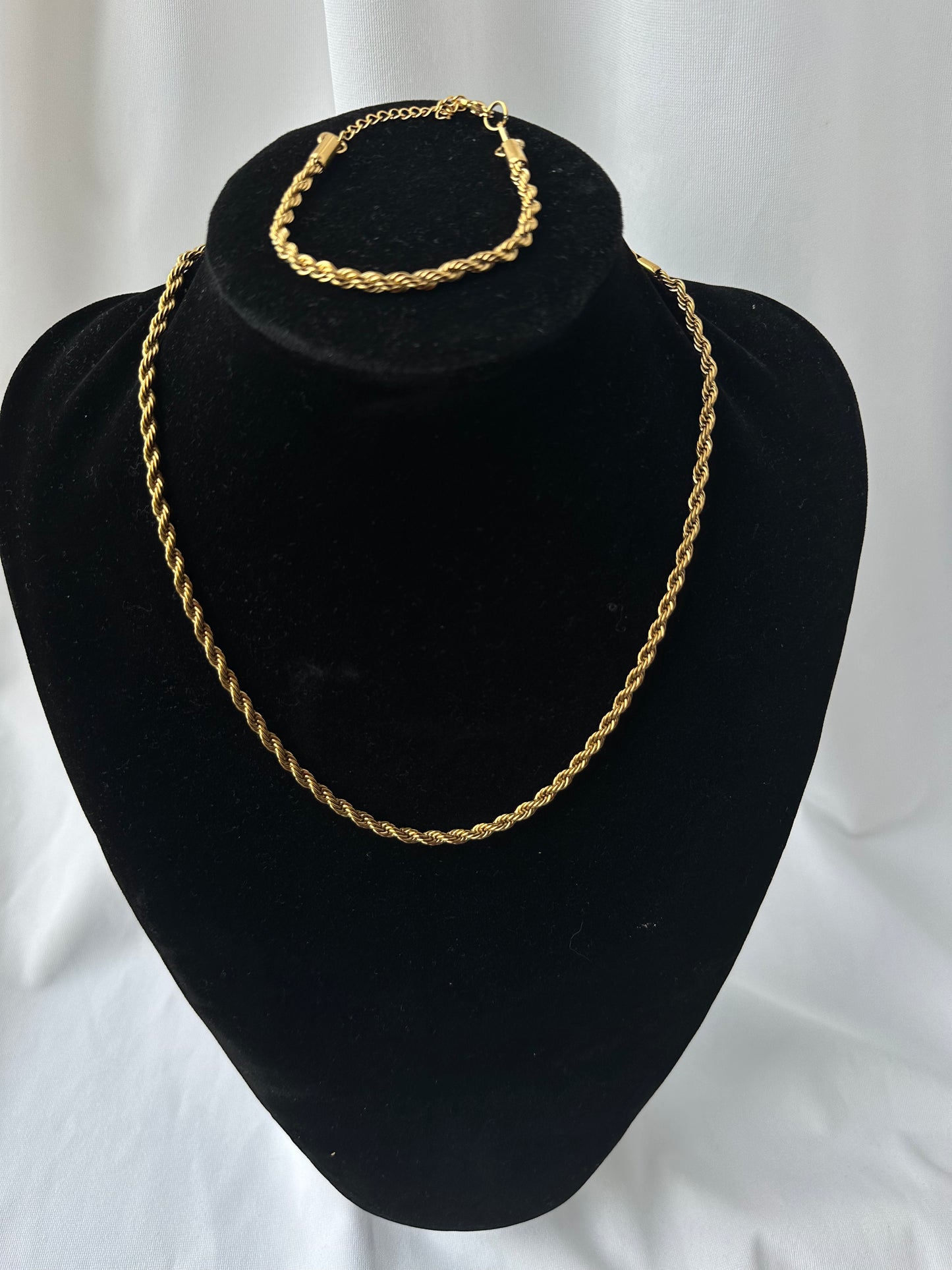 Isnino Rope set - 18k Gold Plated