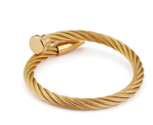 Bilane Cuff Bracelet - 18k Gold Plated