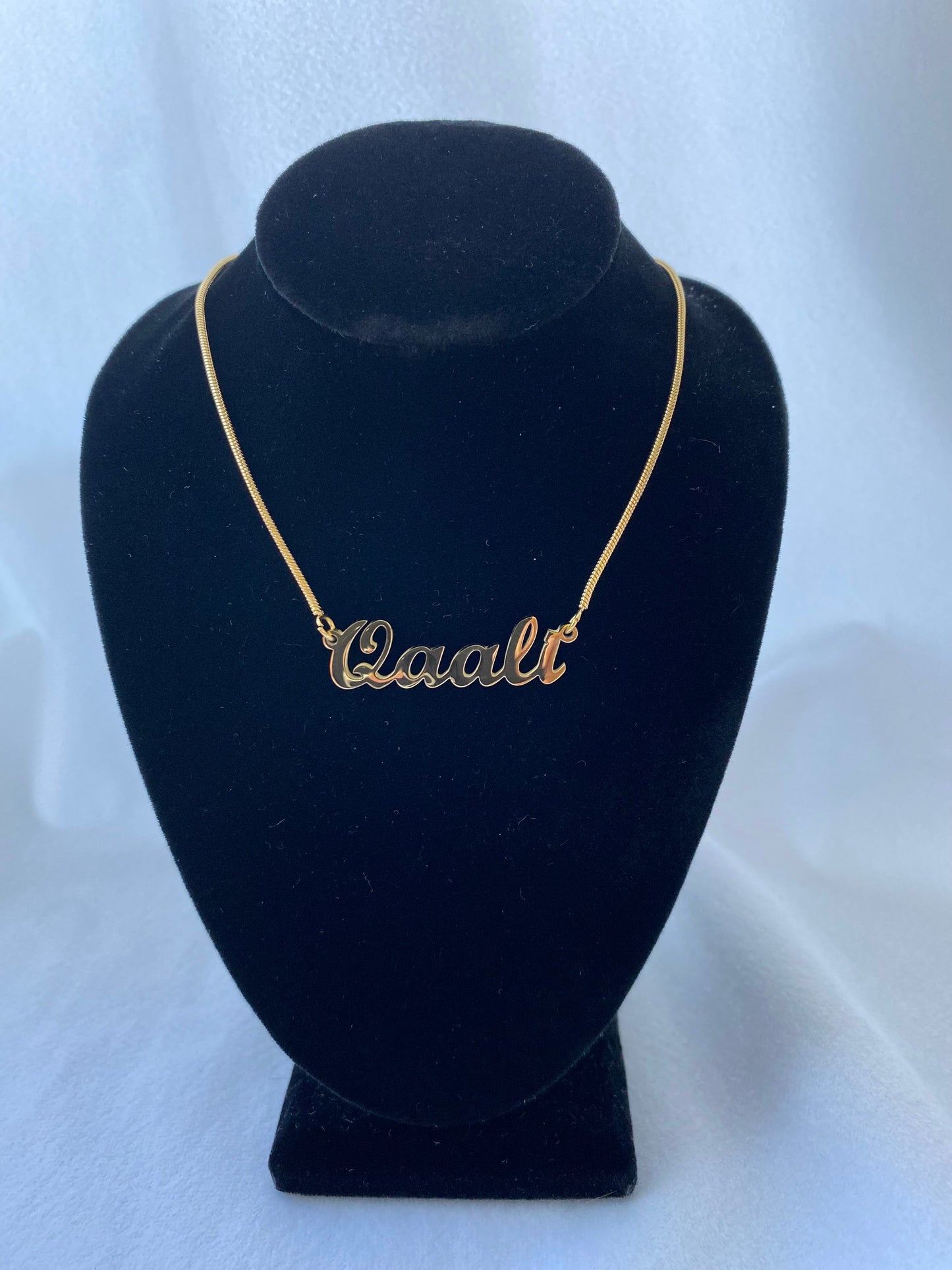 18K Gold Plated Necklaces Somali Names