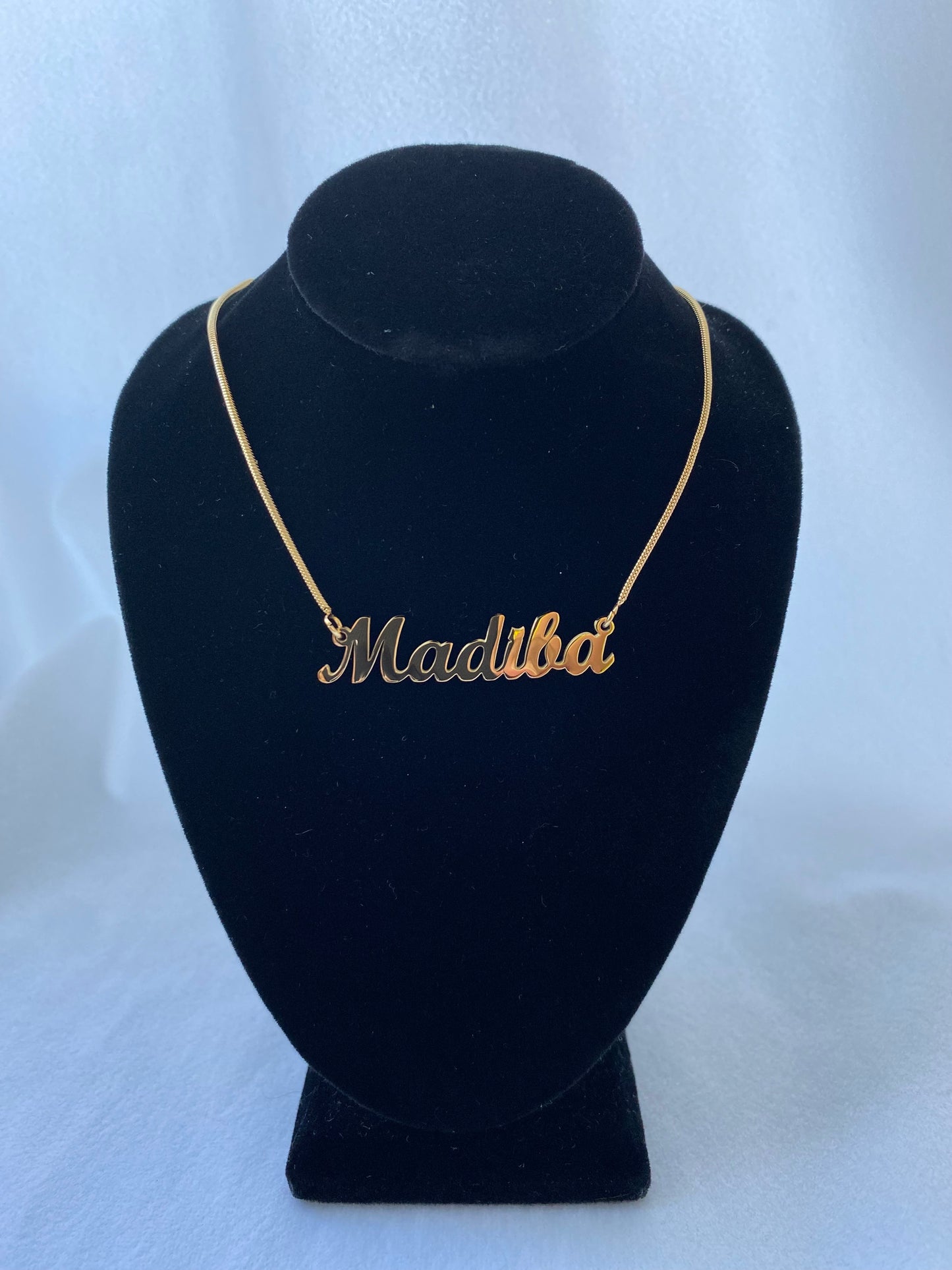 18K Gold Plated Necklaces Somali Names