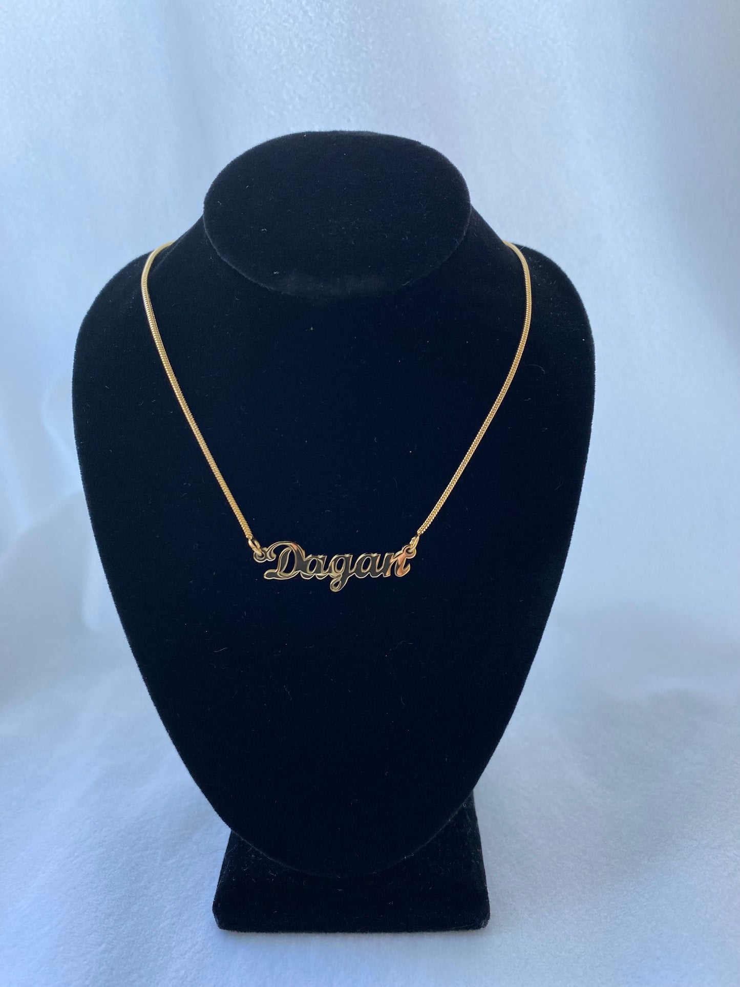 18K Gold Plated Necklaces Somali Names