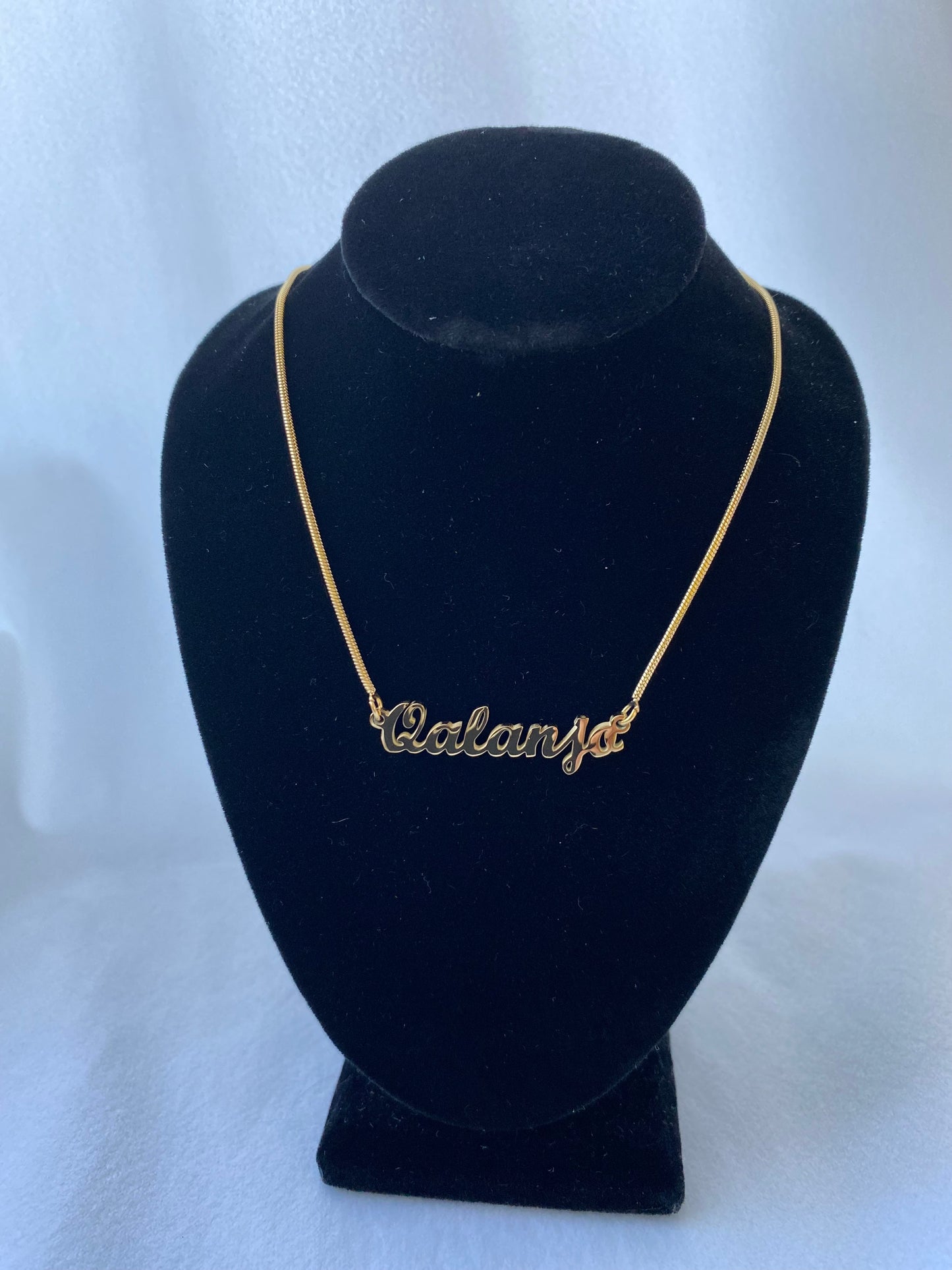 18K Gold Plated Necklaces Somali Names