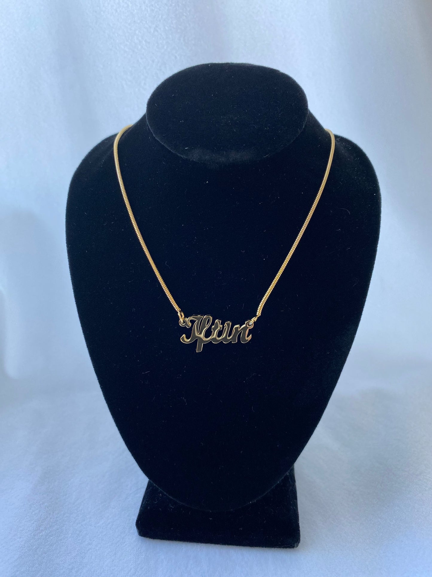 18K Gold Plated Necklaces Somali Names