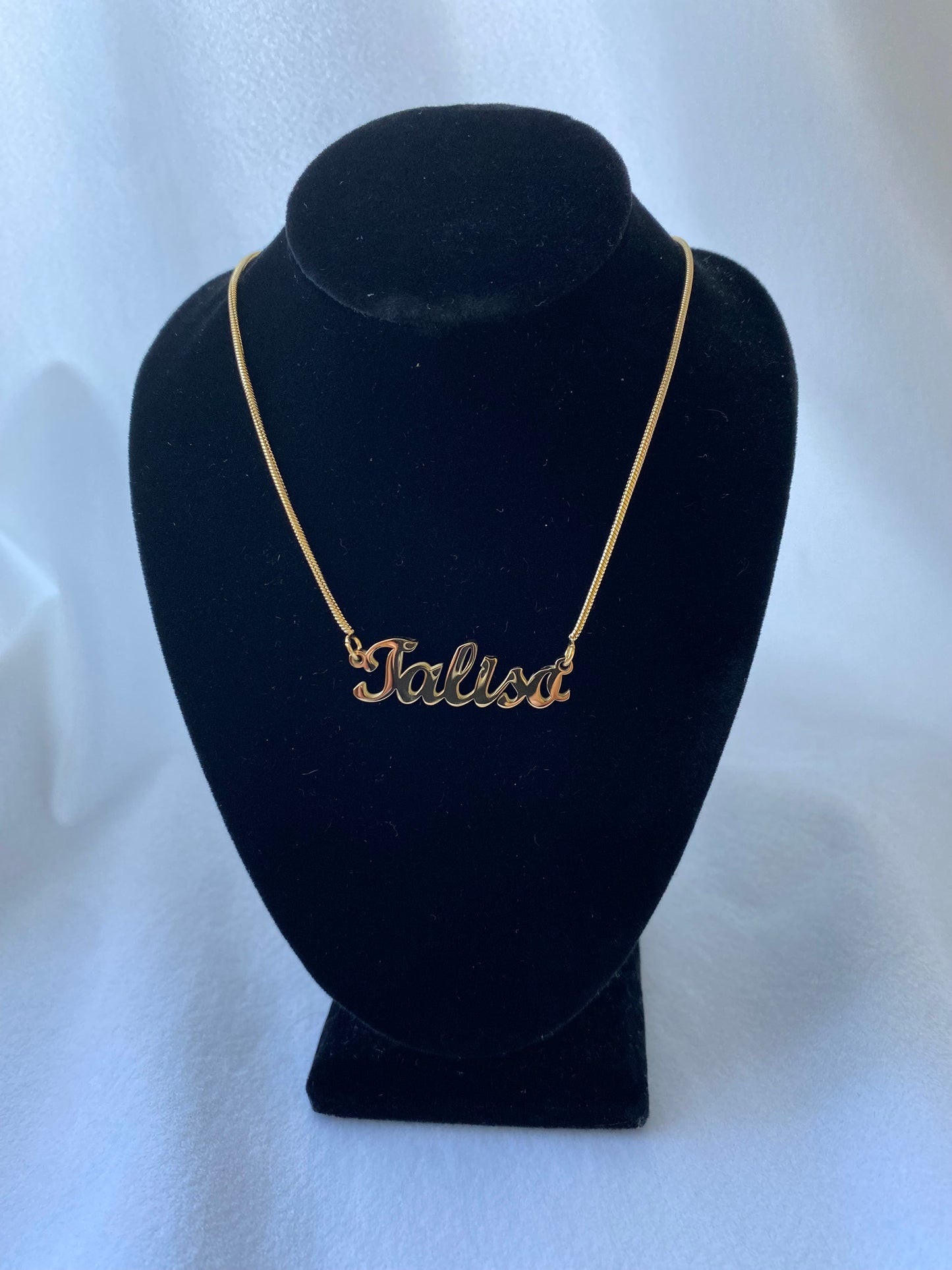 18K Gold Plated Necklaces Somali Names