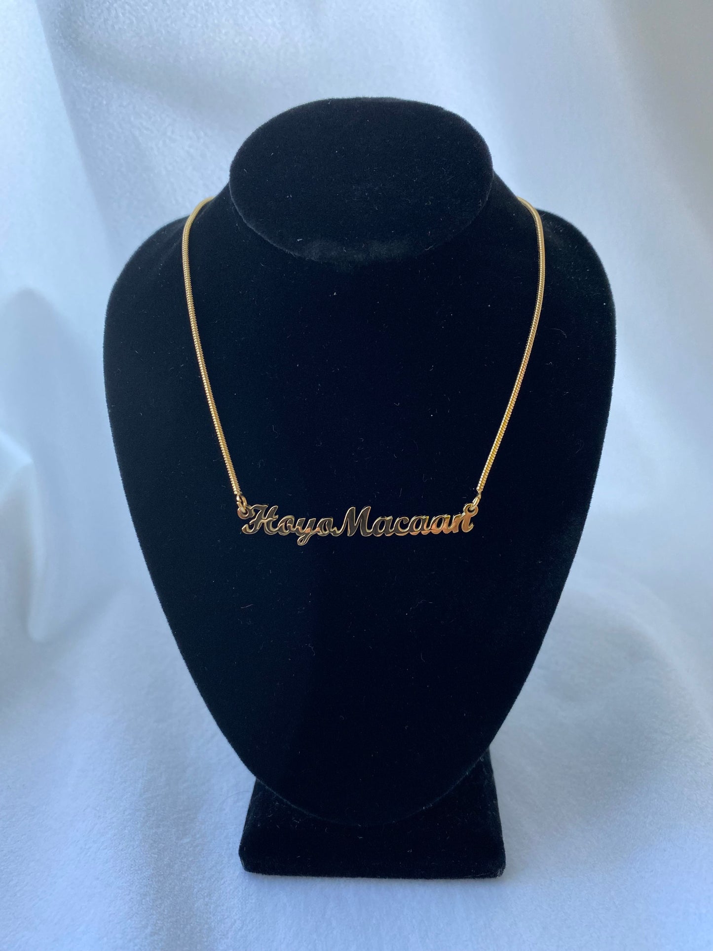 18K Gold Plated Necklaces Somali Names