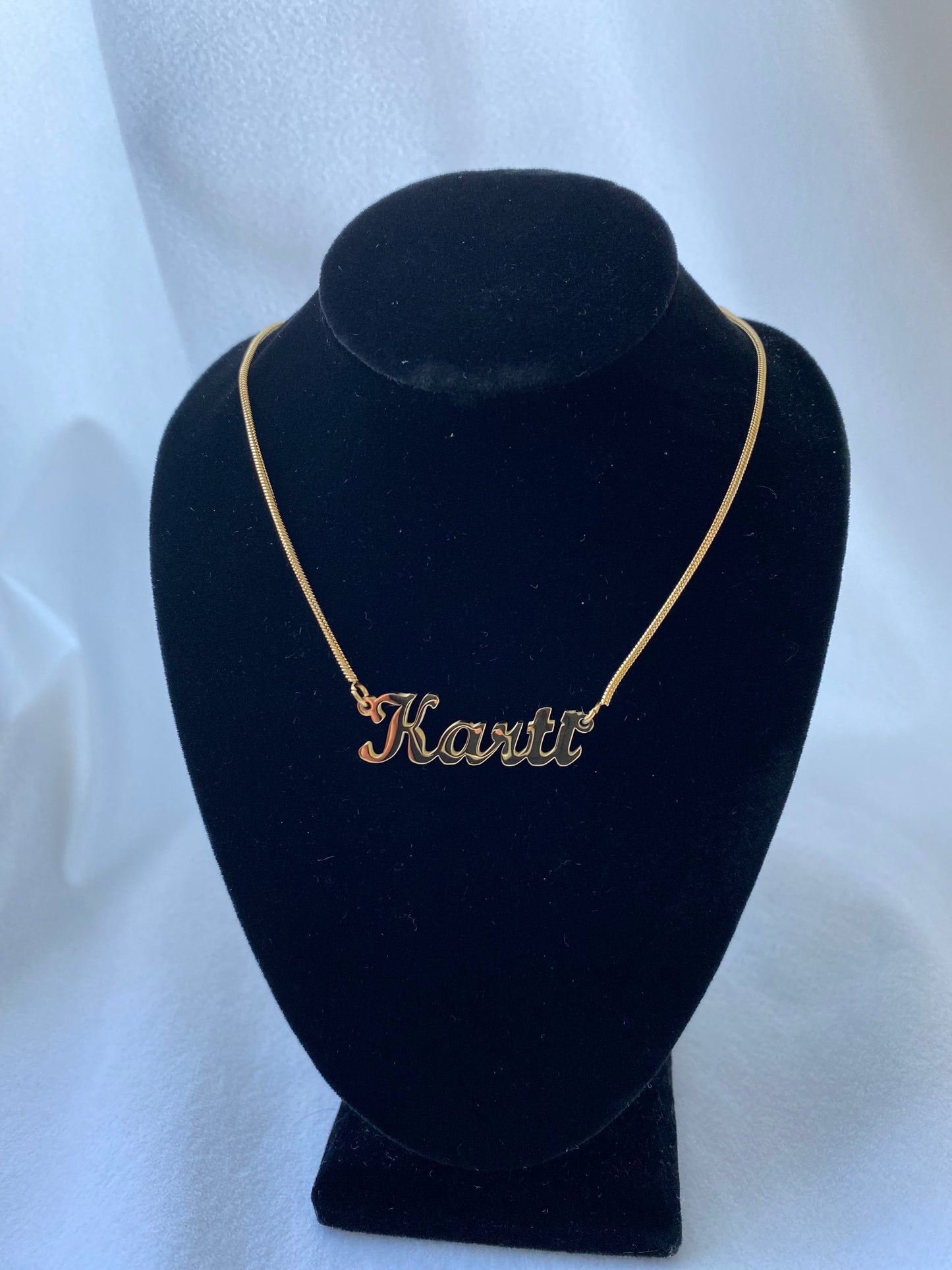 18K Gold Plated Necklaces Somali Names