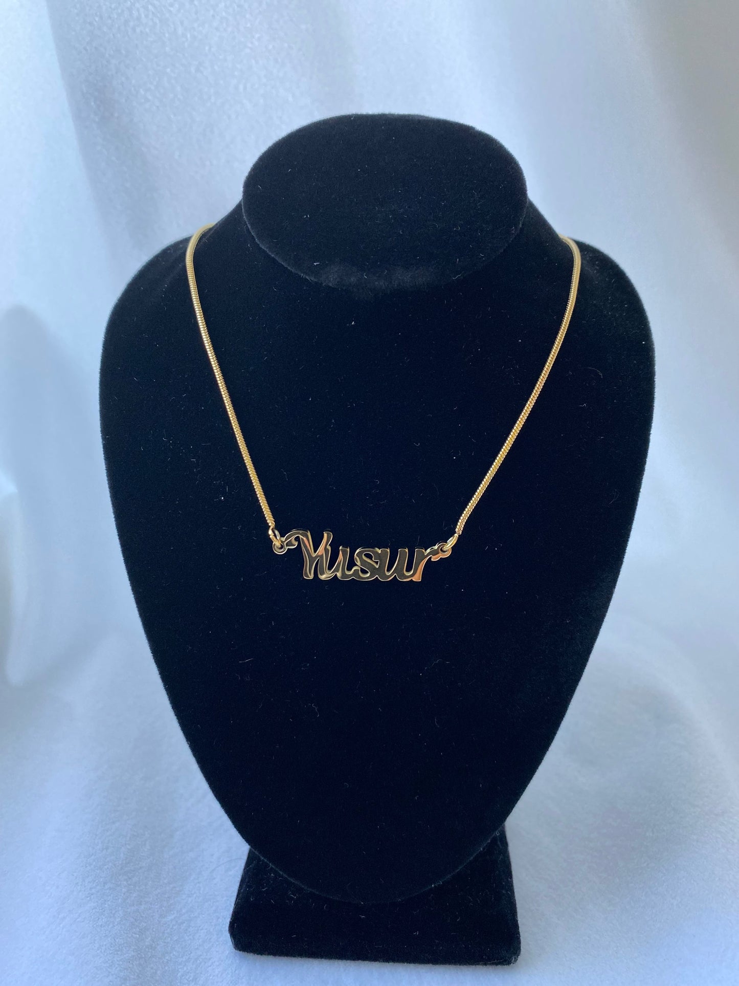 18K Gold Plated Necklaces Somali Names