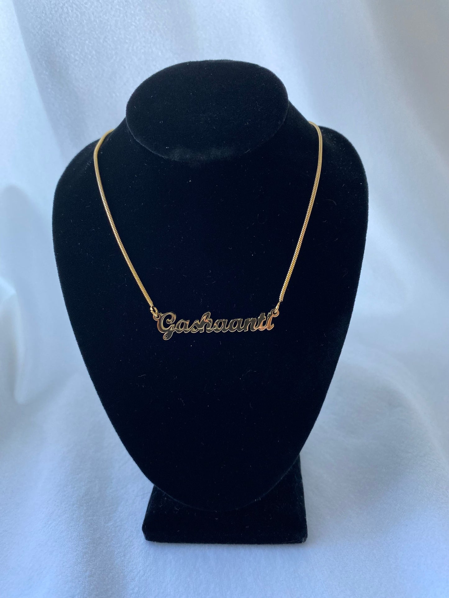 18K Gold Plated Necklaces Somali Names