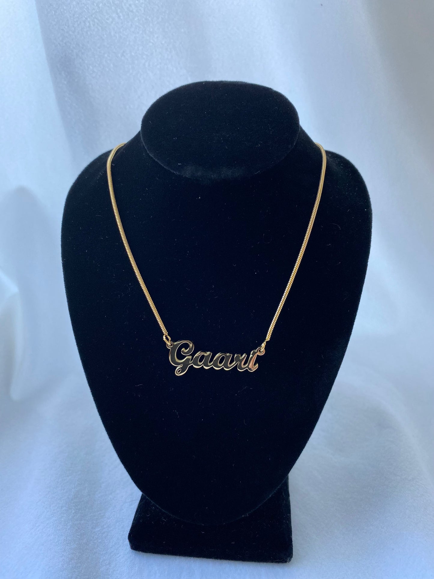 18K Gold Plated Necklaces Somali Names