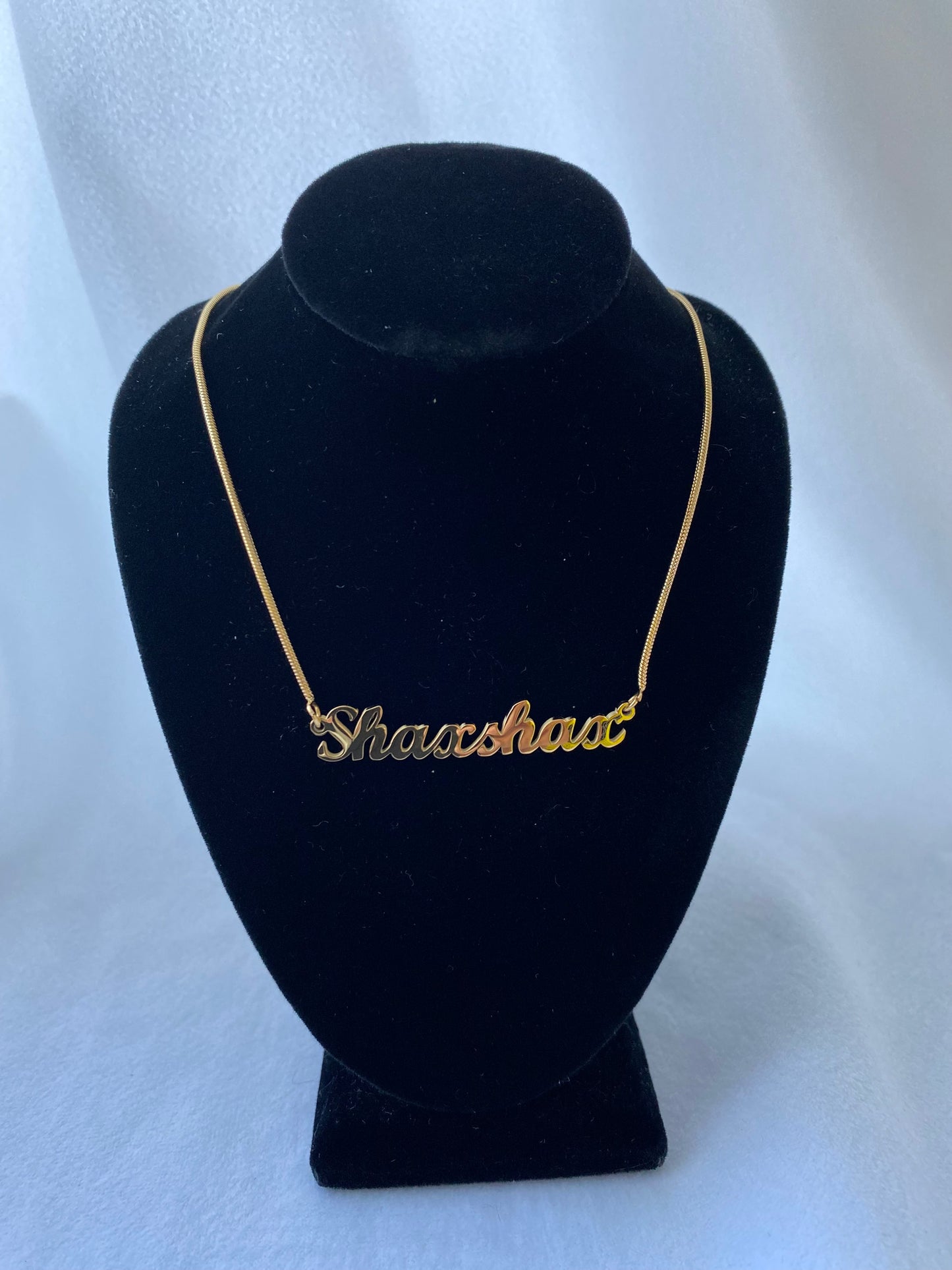 18K Gold Plated Necklaces Somali Names