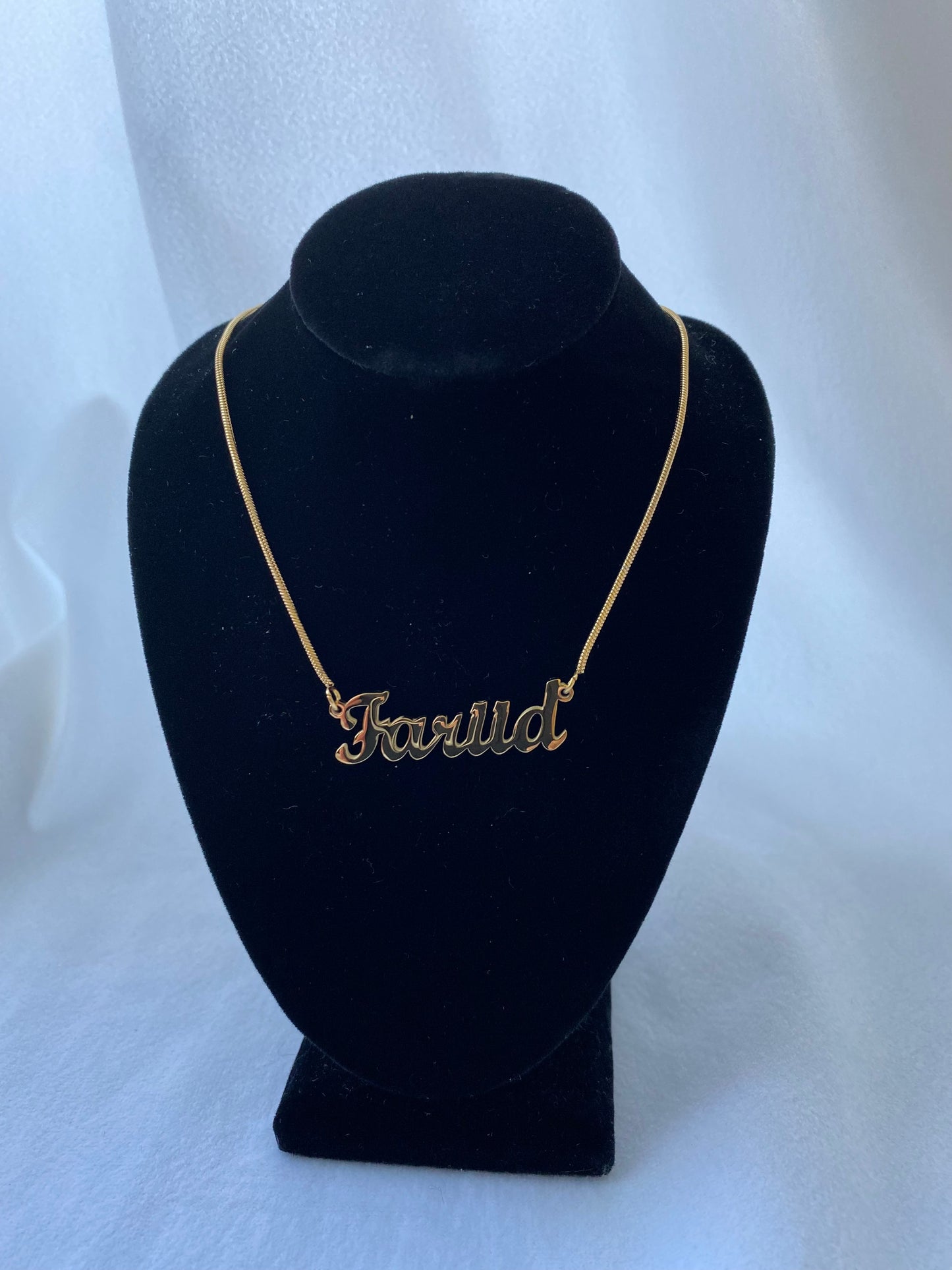 18K Gold Plated Necklaces Somali Names