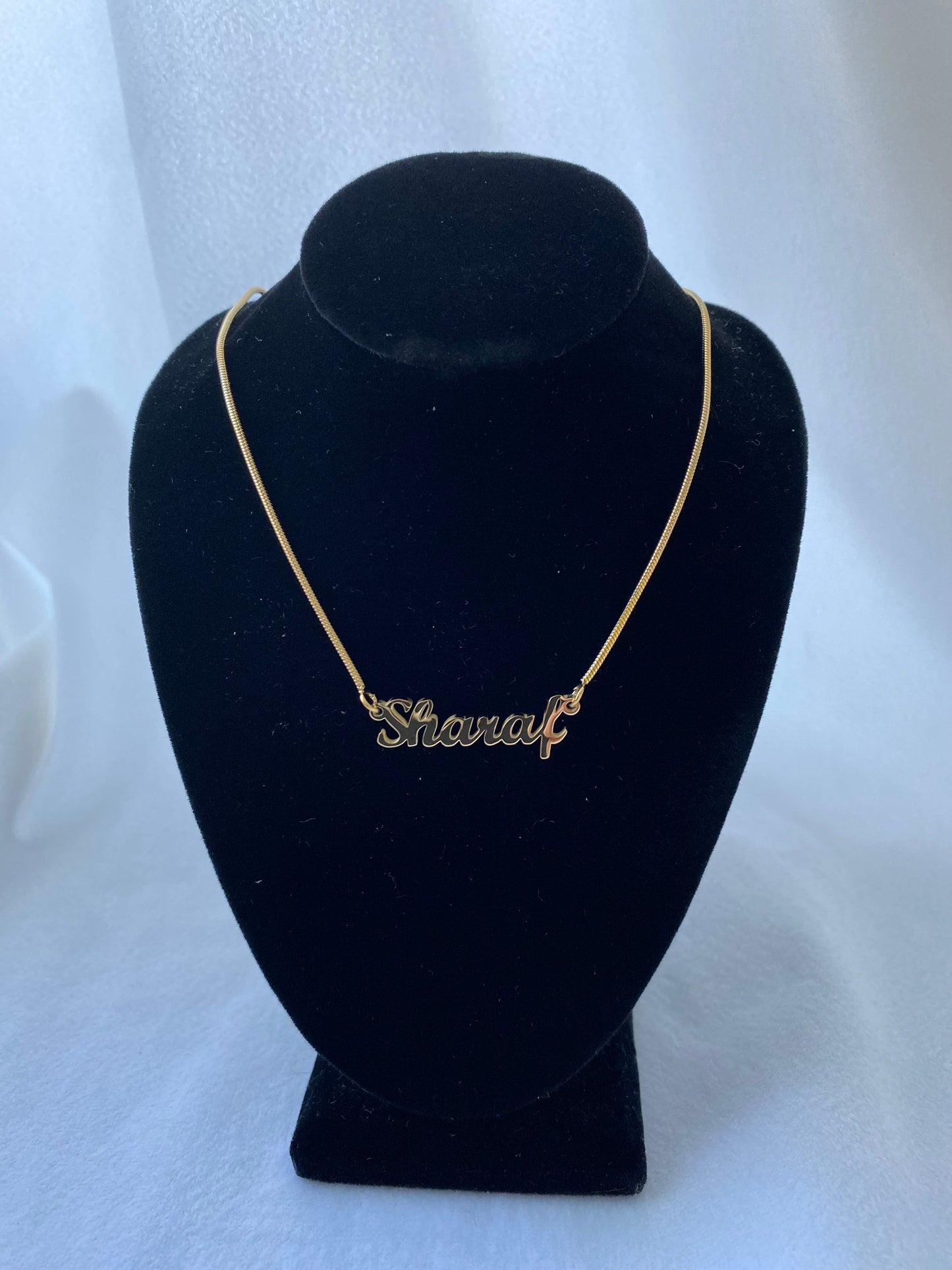 18K Gold Plated Necklaces Somali Names