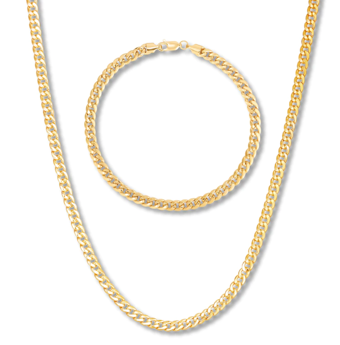 Nema Curb set - 18k Gold Plated